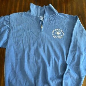 Vintage Blue Long Beach Island sweater for men, size Large, excellent condition